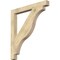 Ekena Millwork Funston Block Rough Sawn Bracket, Douglas Fir, 4"W x 40"D x 44"H BKT04X40X44FST05RDF - alternate 1